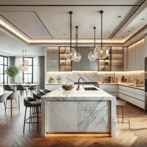 Luxury Island Kitchen