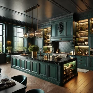 Compact Island Kitchen