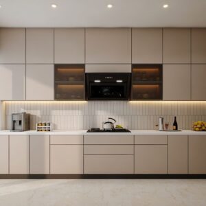 Modern Glossy Straight Kitchen
