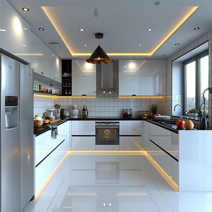 Acrylic Modular Kitchen Designer in Lucknow