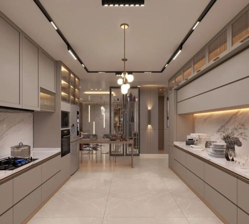 Parallel Acrylic Kitchen