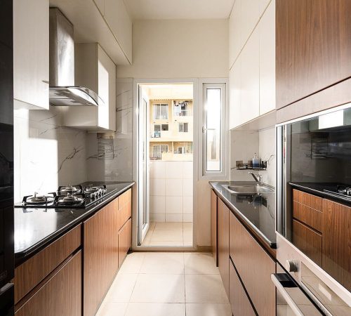 Parallel Veneer Kitchen