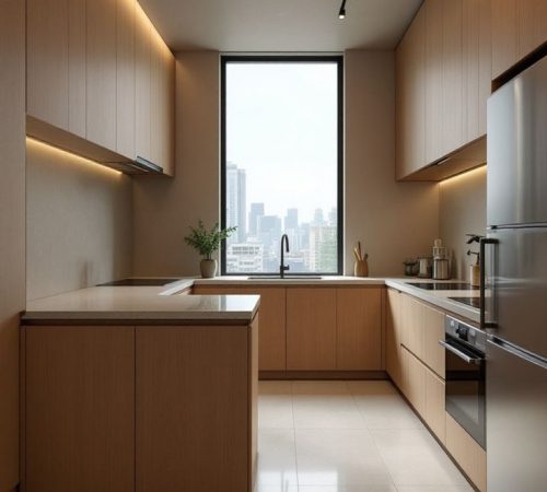 G-Shaped Veneer Kitchen