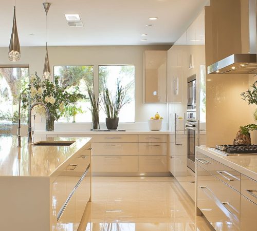 G-Shaped CNC Modular Kitchen