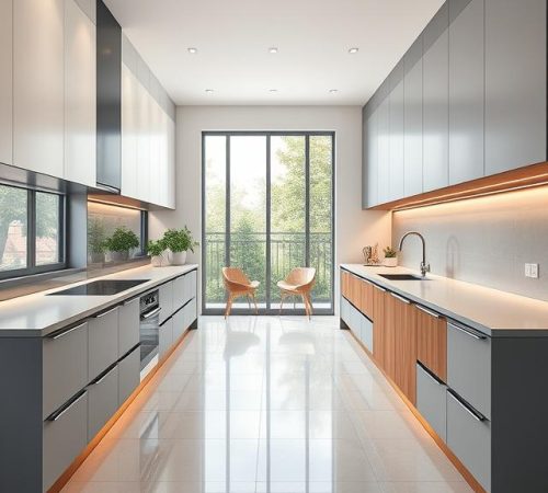 Parallel Modular Kitchen