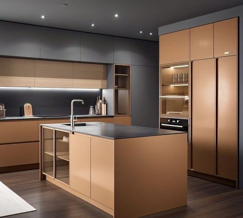 Island Laminate Kitchen