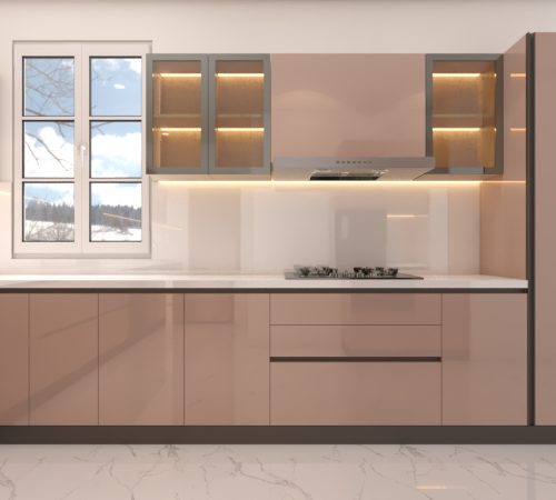 Straight Modular Kitchen