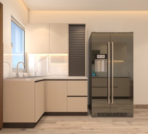 L-Shape Modular Kitchen