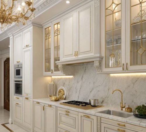 Straight CNC Modular Kitchen